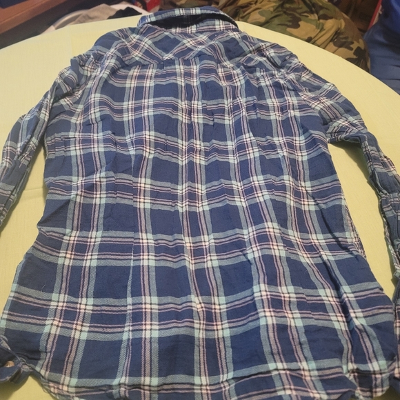 Ambiance Apparel Button Down Plaid shirt - Picture 2 of 9